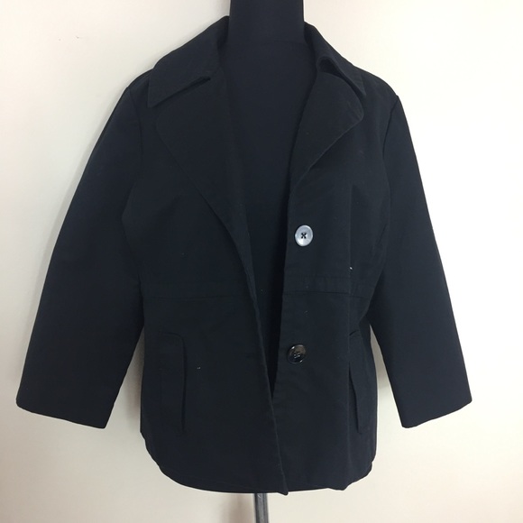 Rafaella black button up blazer spring jacket XL - Picture 6 of 8